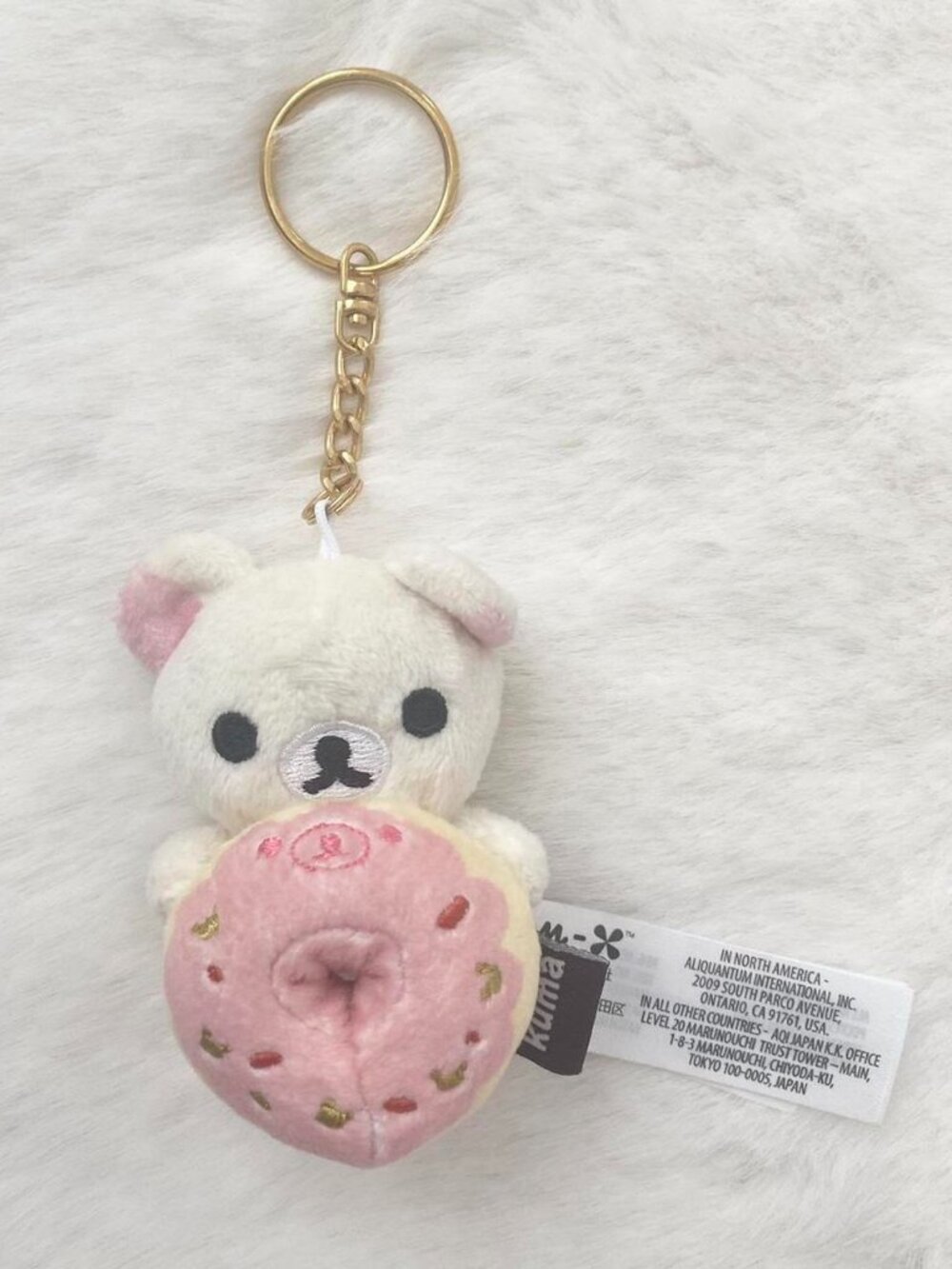 rare korilakkuma donut keychain